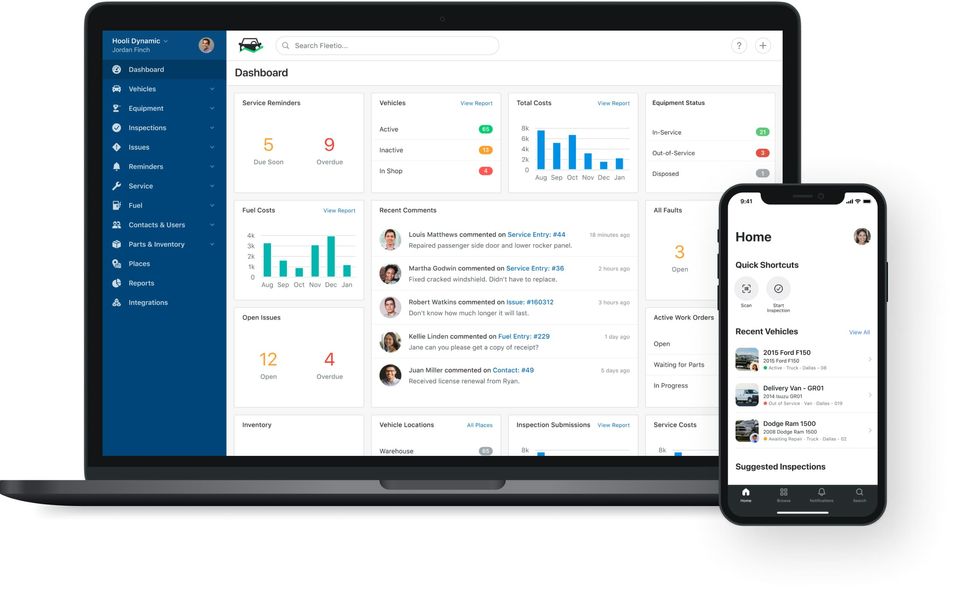 Fleetio screenshot 1
