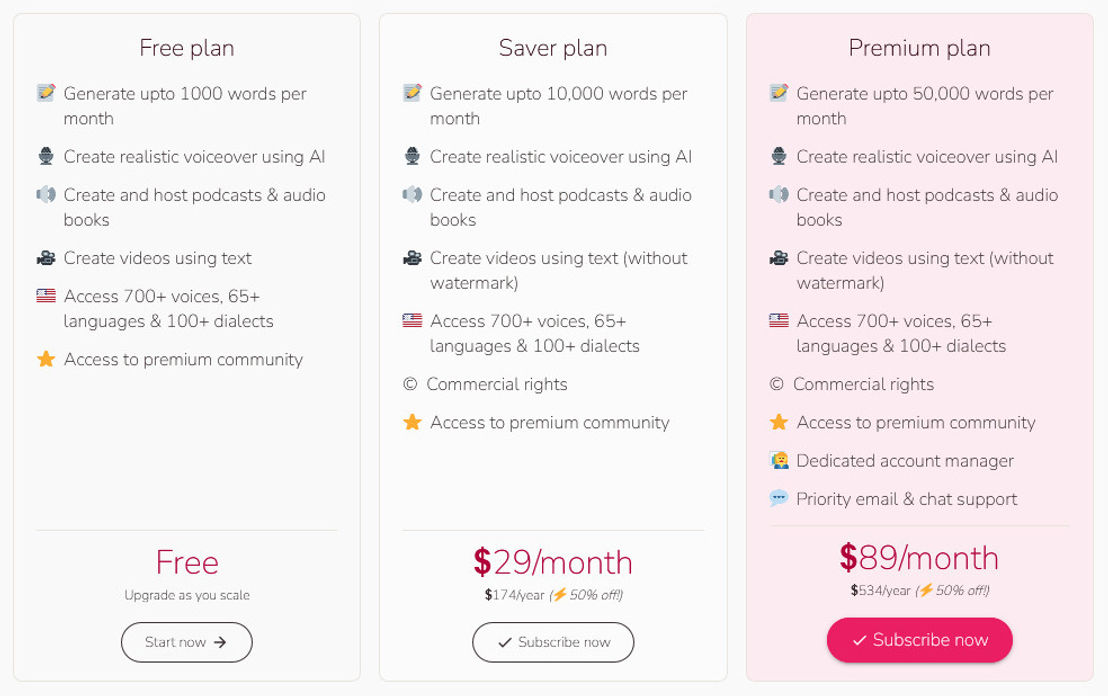 Fliki pricing 1