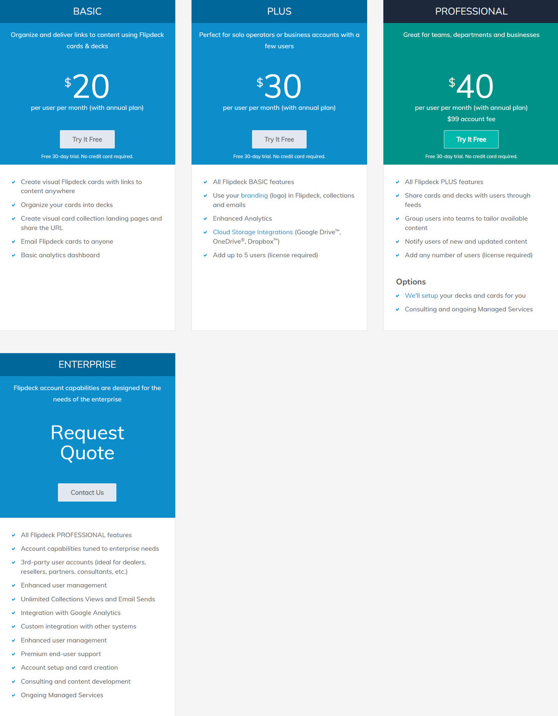 Flipdeck pricing 1