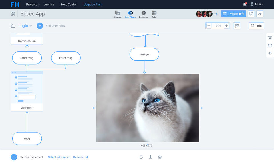 FlowMapp screenshot 2