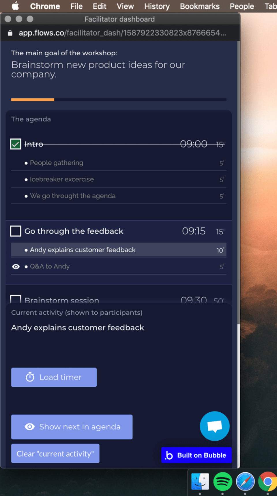 Flows screenshot 1