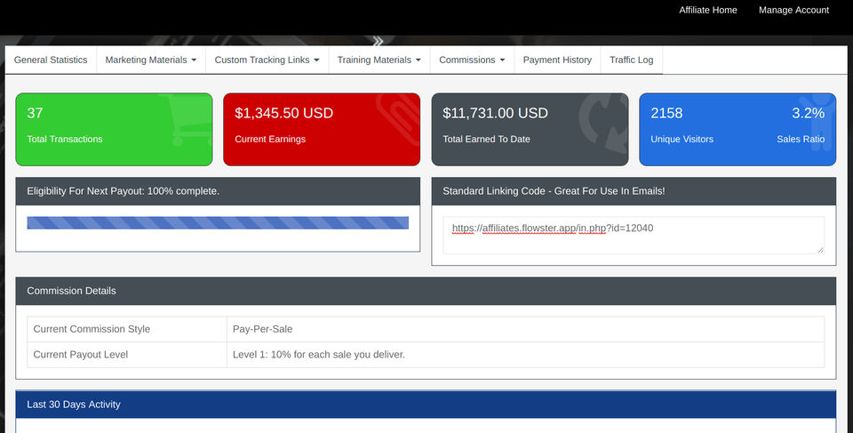 Flowster screenshot 1