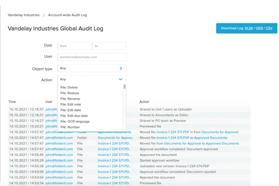 Folderit screenshot 4