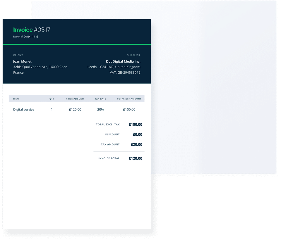 Fonoa Invoicing screenshot 1