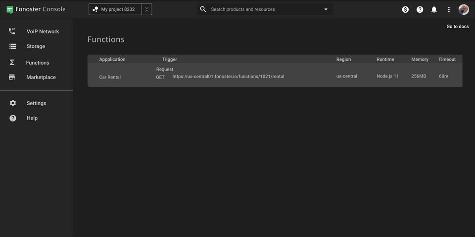Fonoster screenshot 1