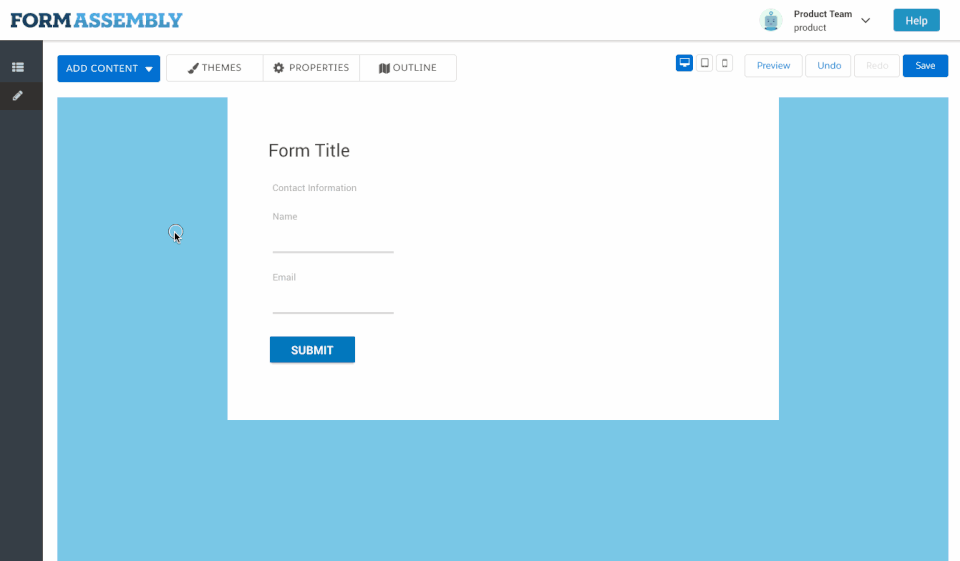 FormAssembly screenshot
