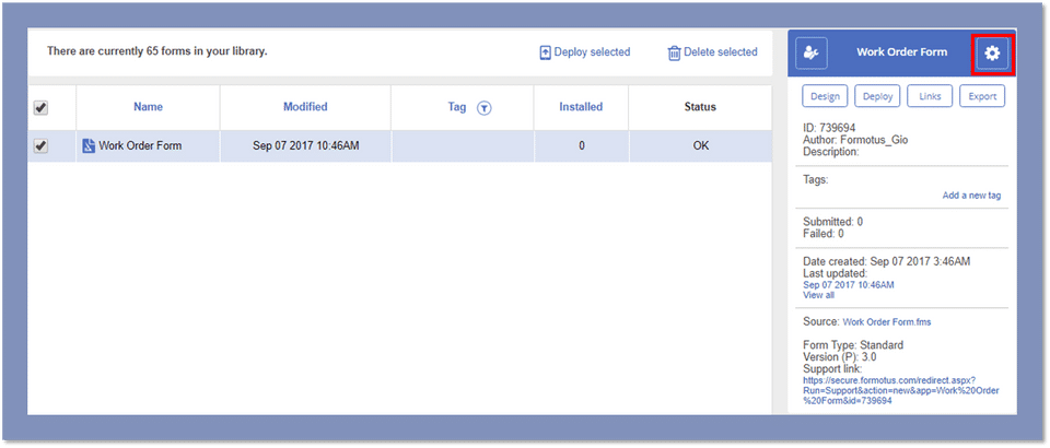 Formotus screenshot 2