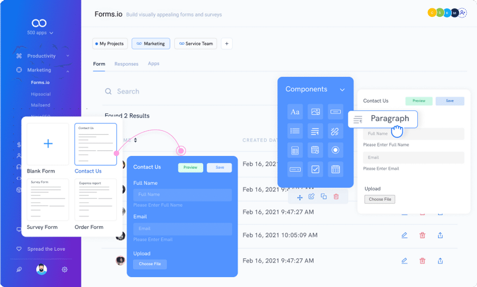 Forms.io by 500apps screenshot 4