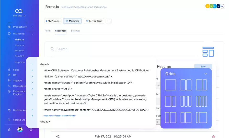 Forms.io by 500apps screenshot 2