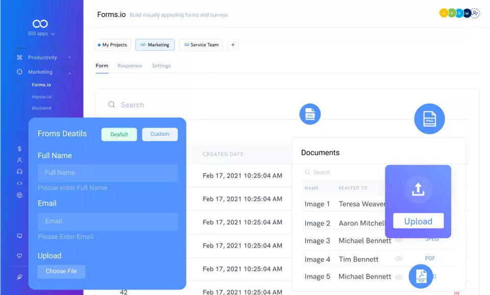 Forms.io by 500apps screenshot 3