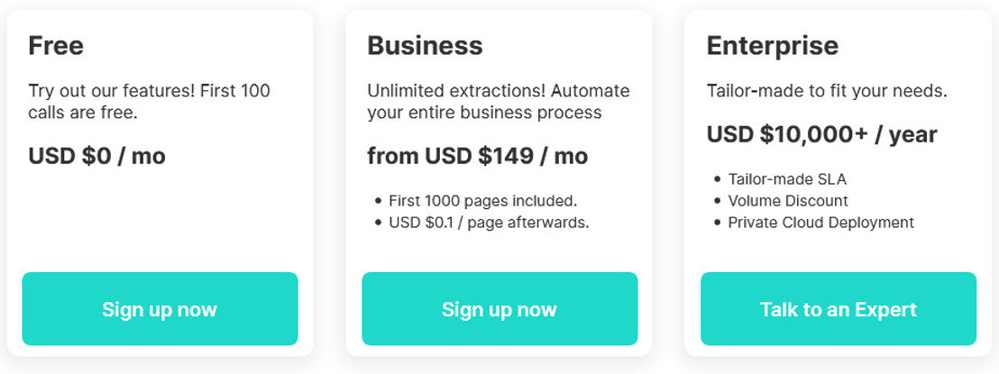FormX.ai pricing 1