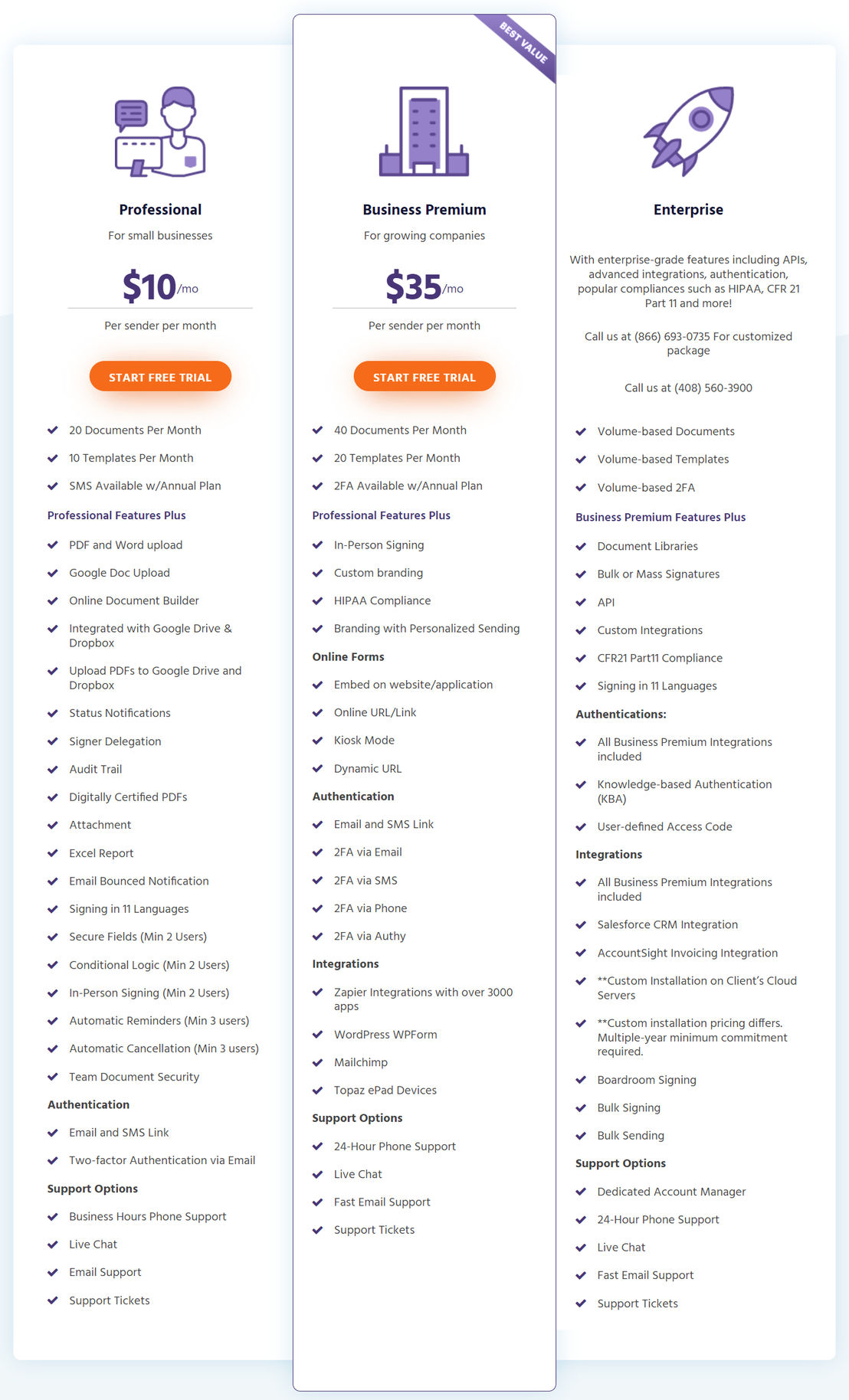 Foxit eSign pricing 1