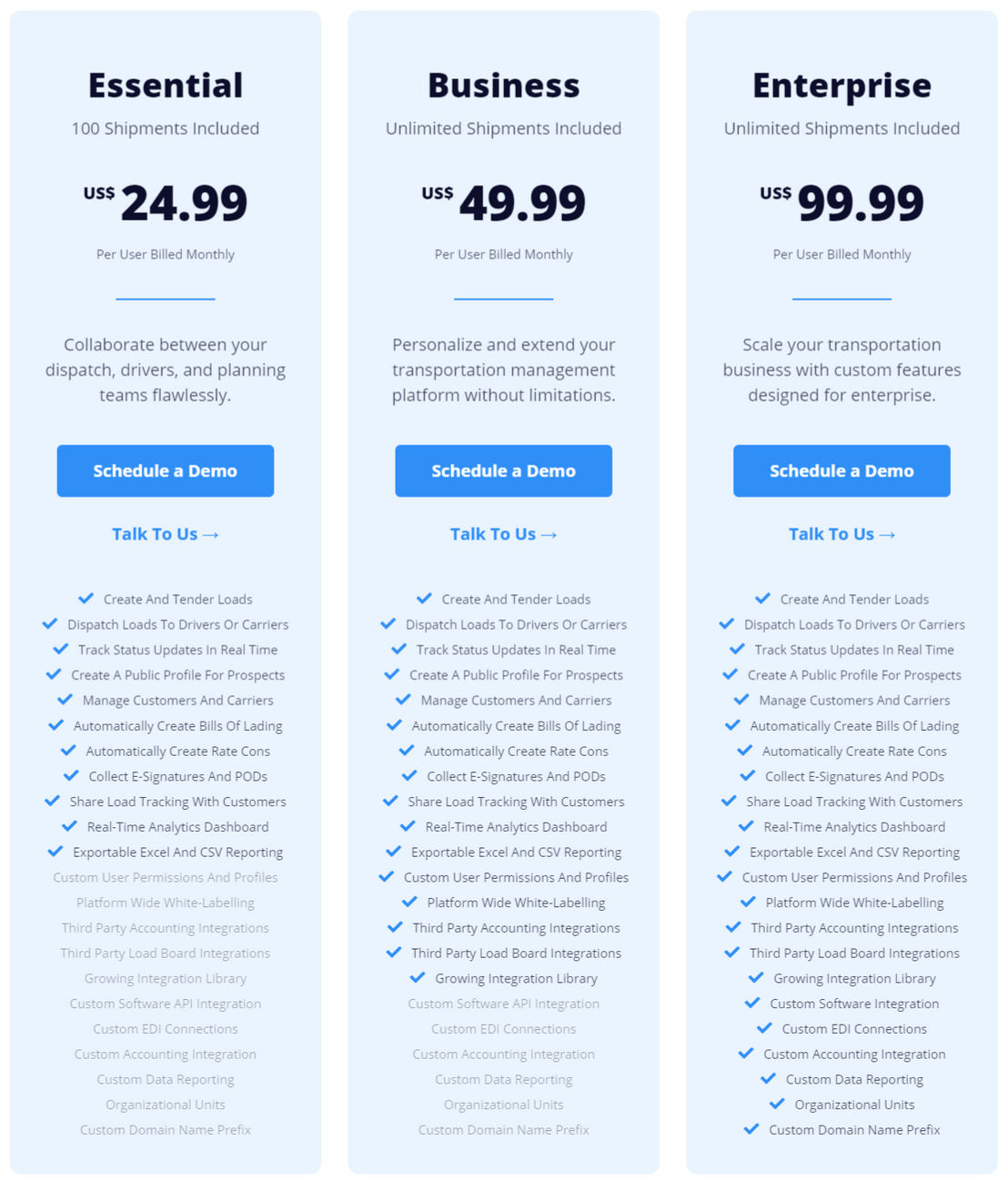 FreightPath pricing 1