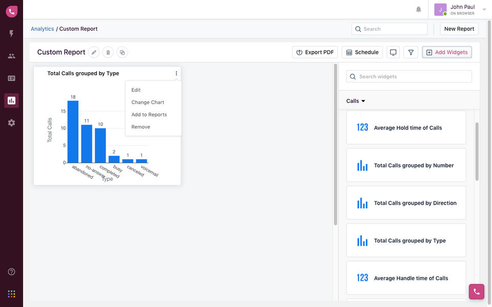 Freshdesk Contact Center (Formerly Freshcaller) screenshot