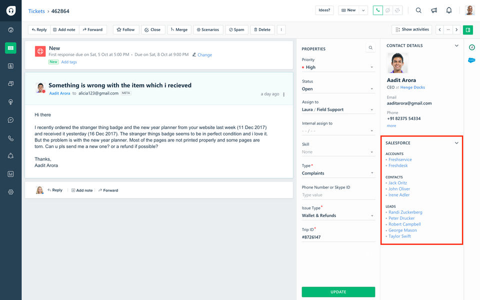 Freshdesk screenshot 2