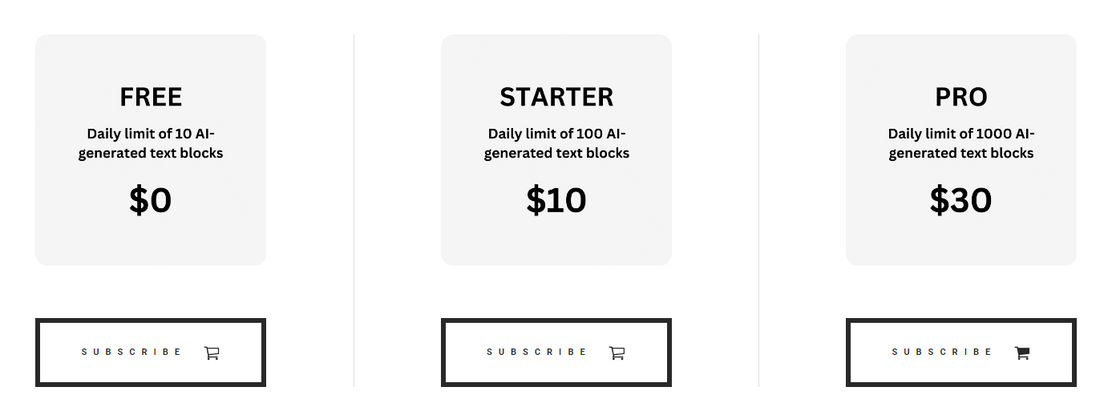 Fresho.dev pricing 1