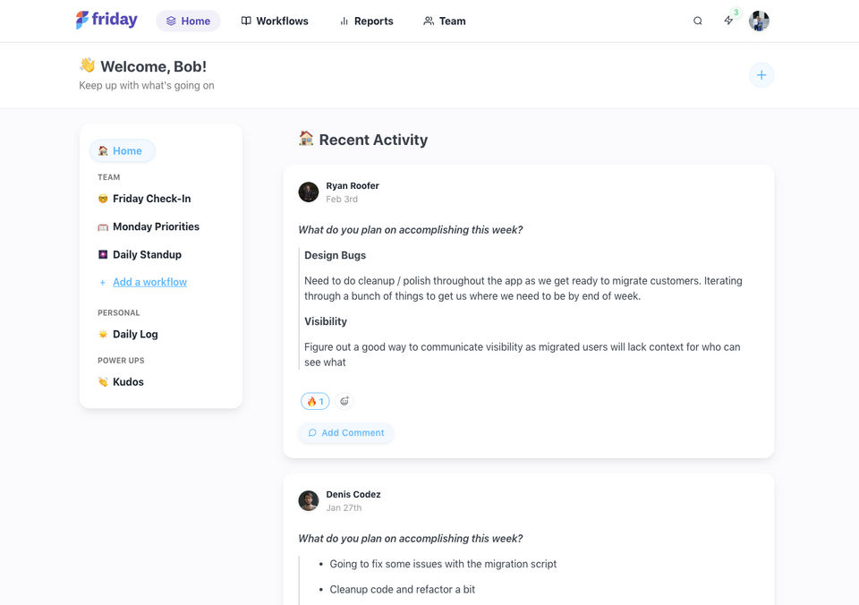 Friday.app screenshot 1