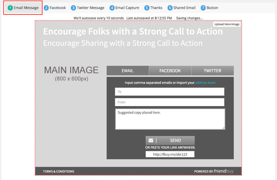 Friendbuy screenshot