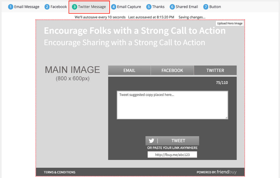Friendbuy screenshot