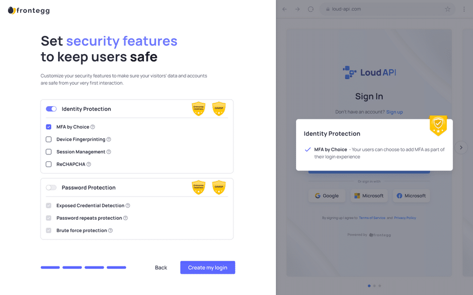 Frontegg screenshot 3