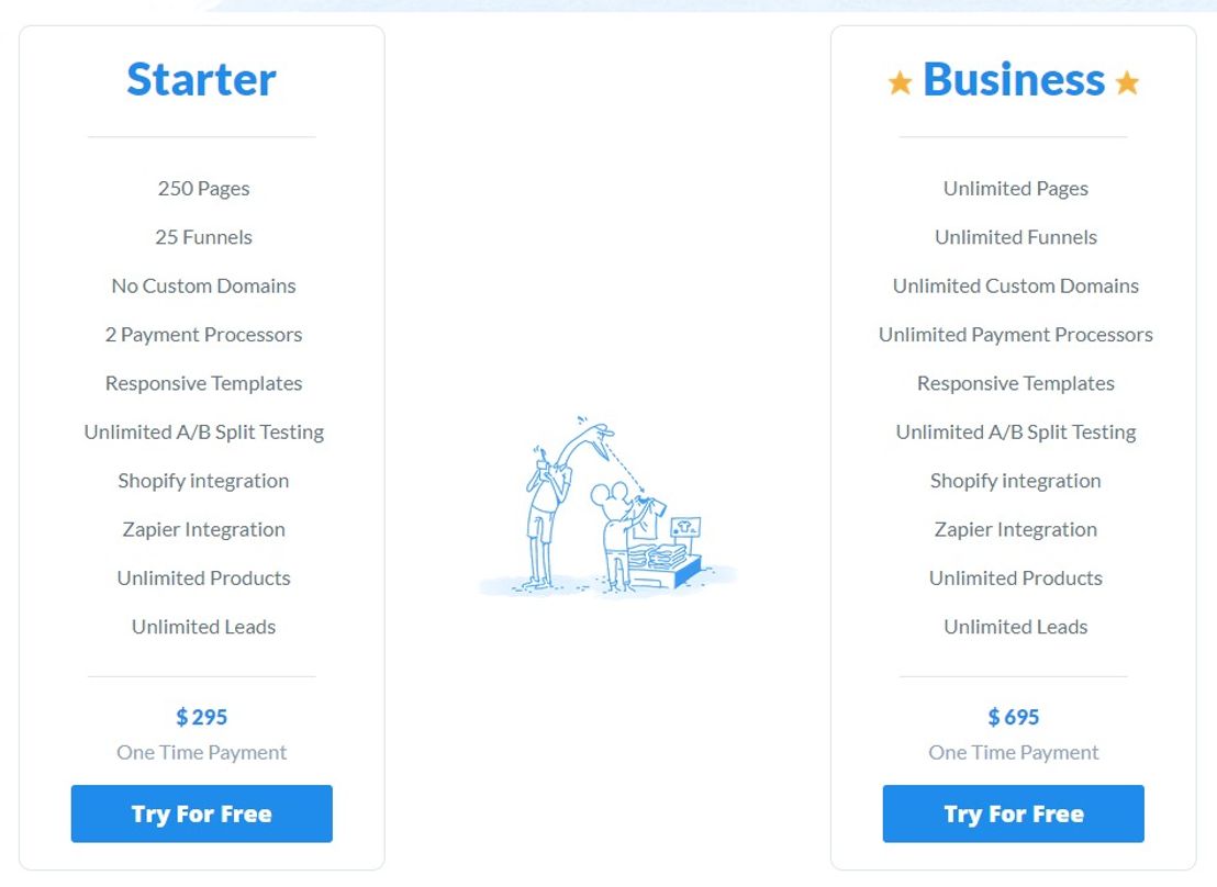 Funnelair pricing 1