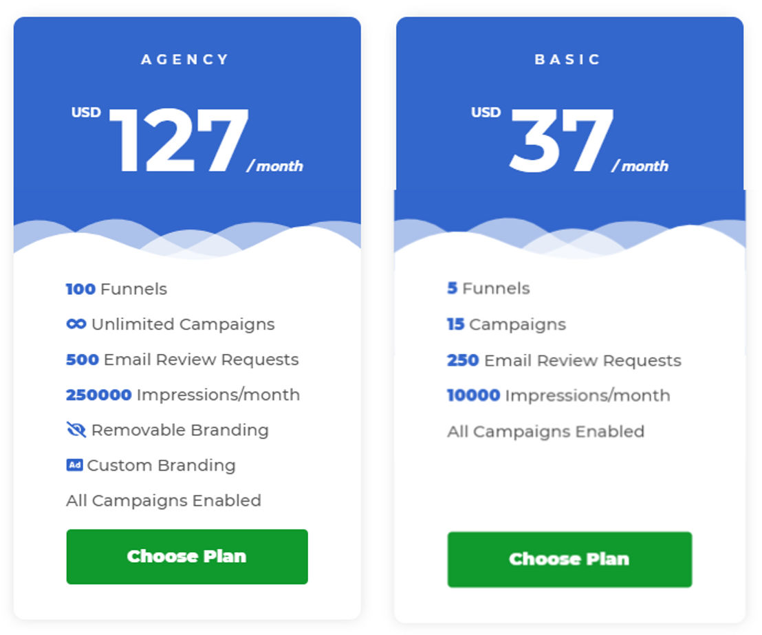 Funnel Base pricing 1