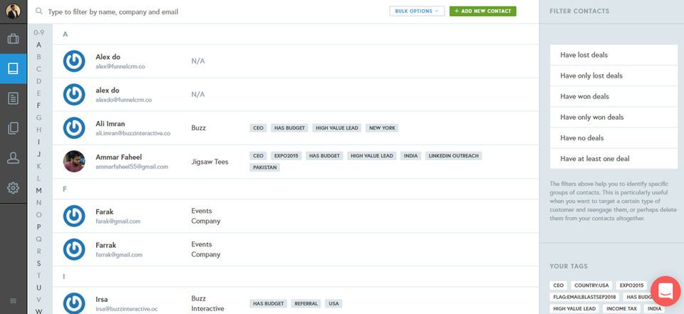 Funnel CRM screenshot 1