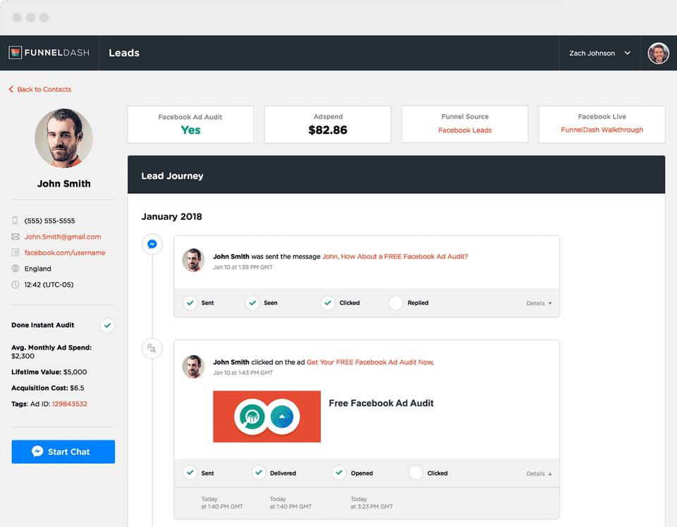 FunnelDash screenshot 2