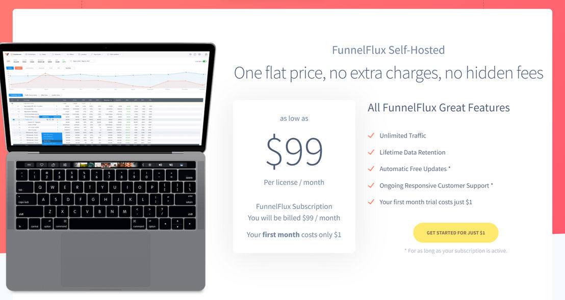FunnelFlux pricing 1