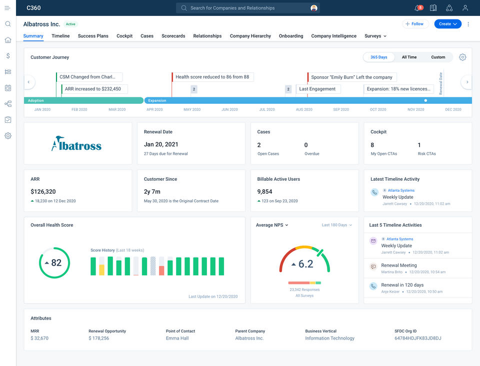 Gainsight CS screenshot 1