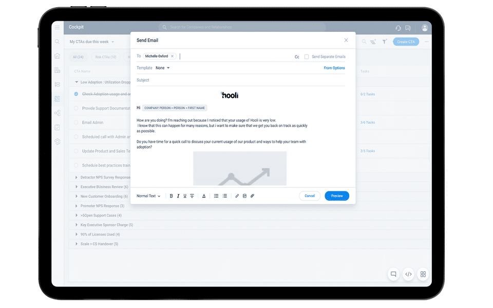 Gainsight CS screenshot 4