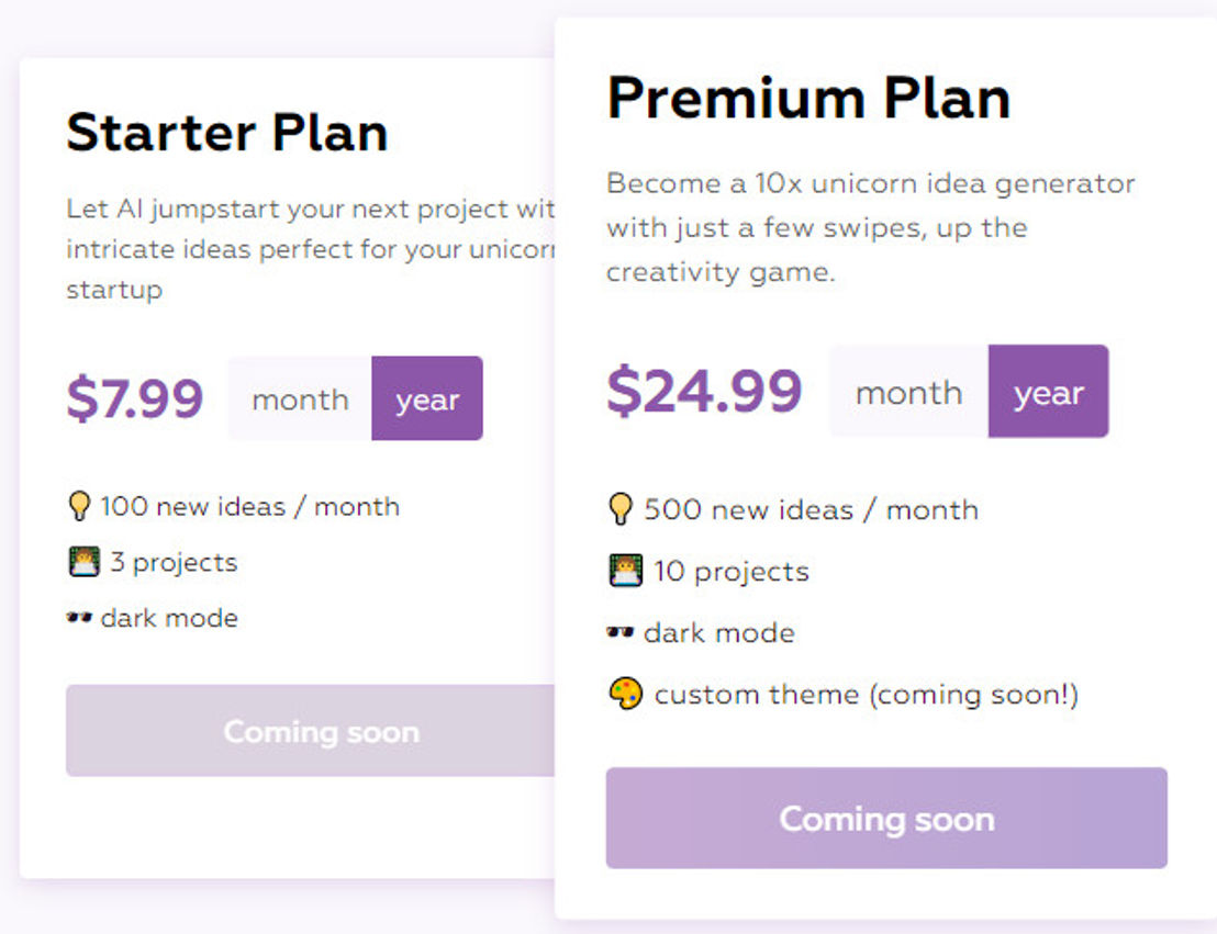 GenIdea pricing 2