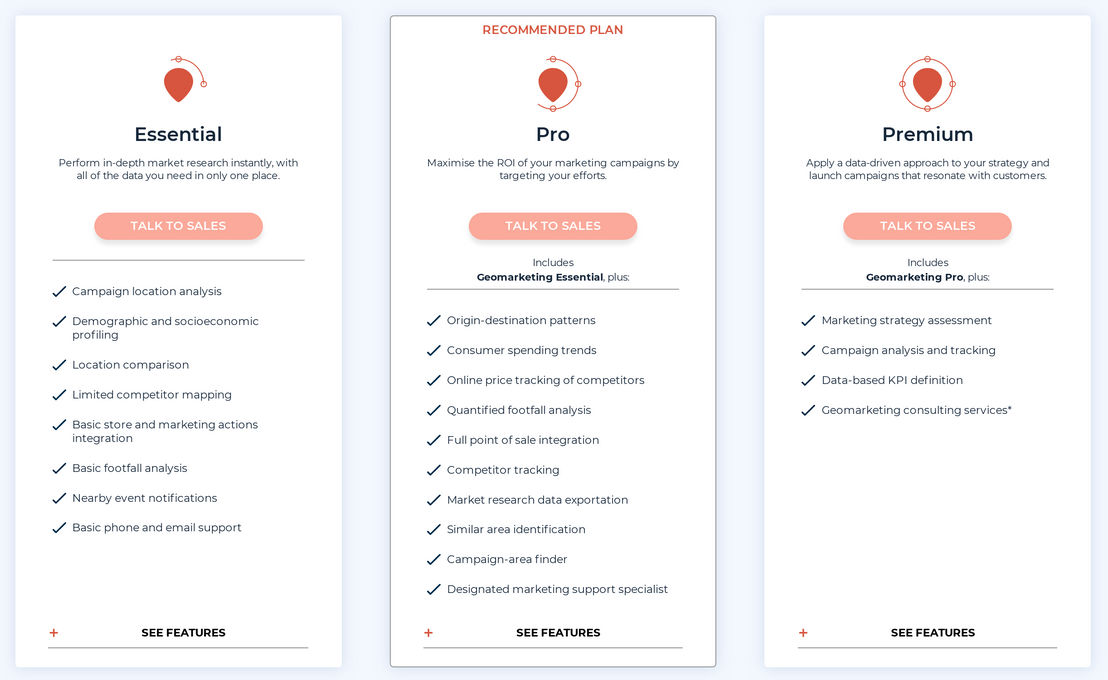 Geoblink pricing 1