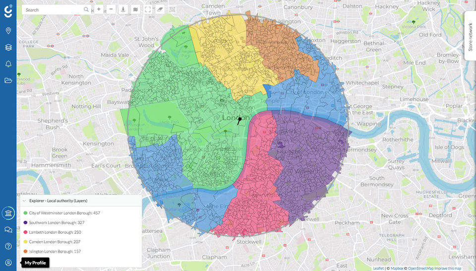 Geoblink screenshot 1