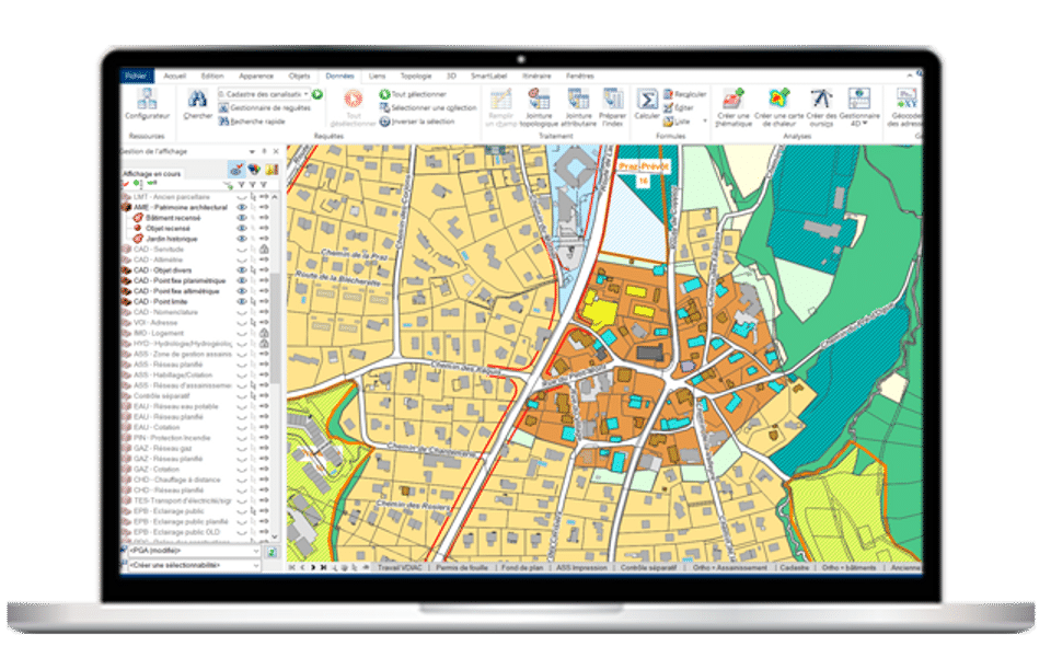 Geoconcept GIS screenshot 1