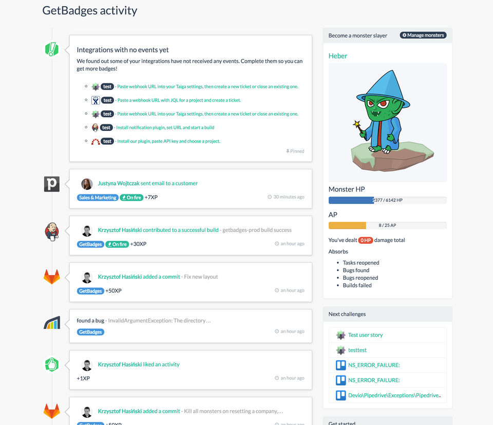 GetBadges screenshot