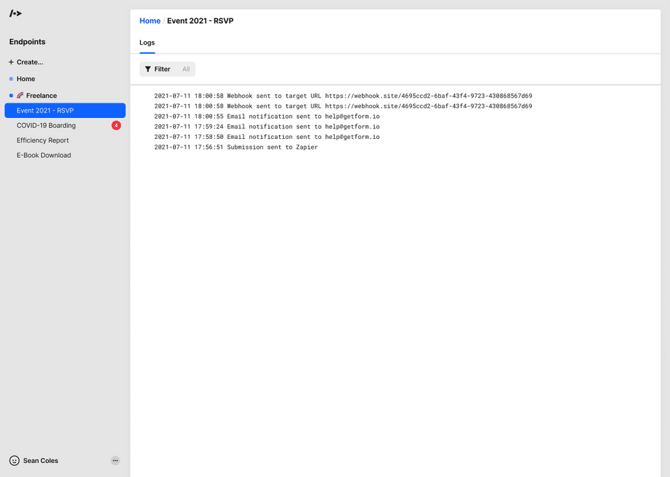 Getform screenshot 3