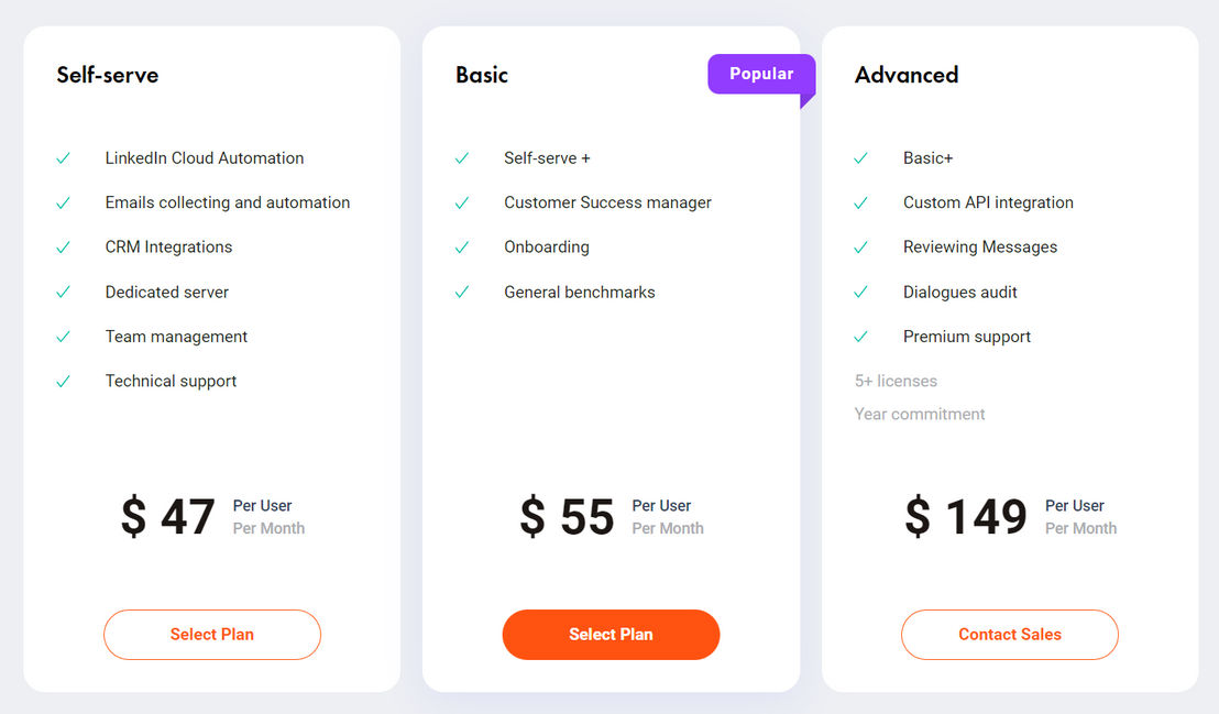 GetSales pricing 2