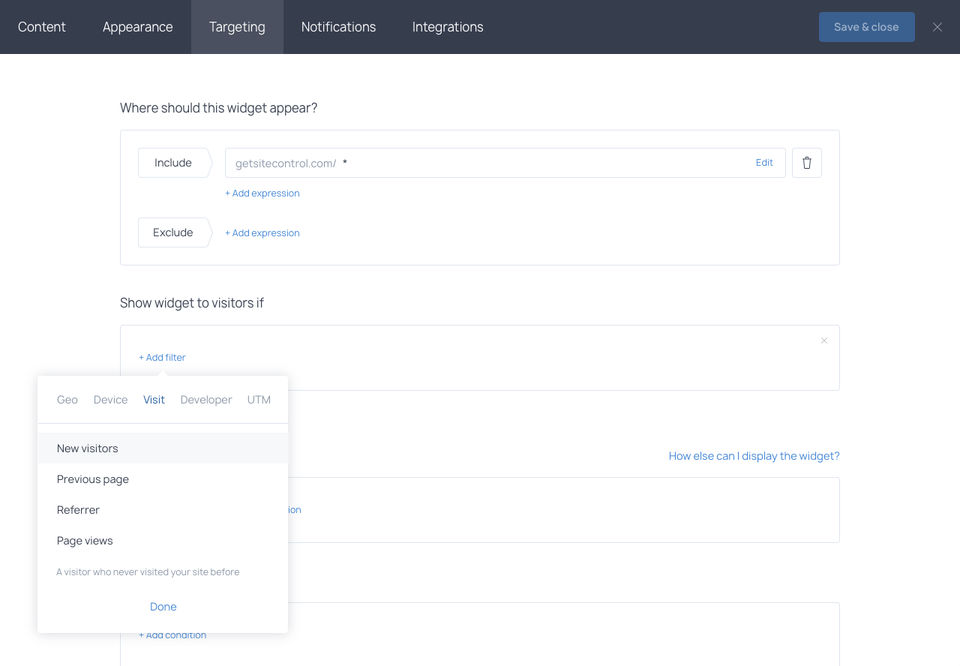 Getsitecontrol screenshot