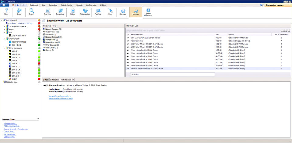 GFI LanGuard screenshot 3
