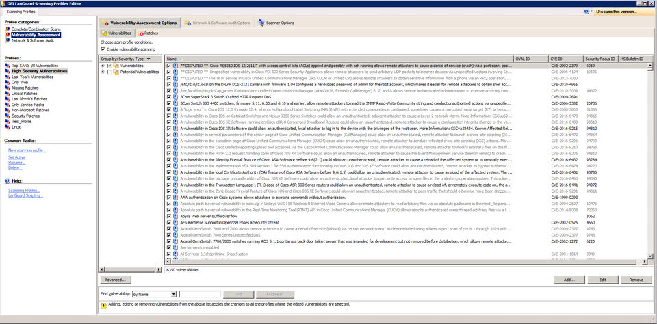 GFI LanGuard screenshot 1