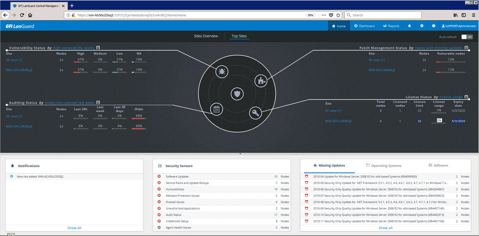 GFI LanGuard screenshot 2
