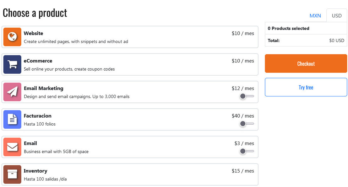 Gila CMS pricing 1