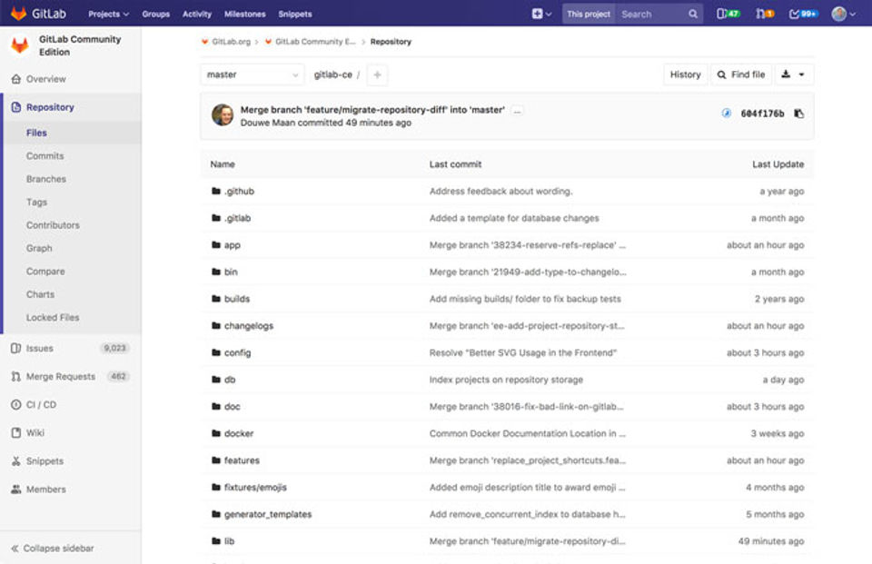 GitLab screenshot 4