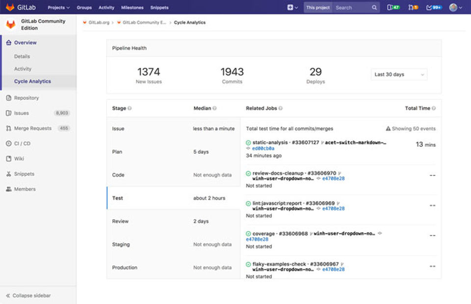 GitLab screenshot 3