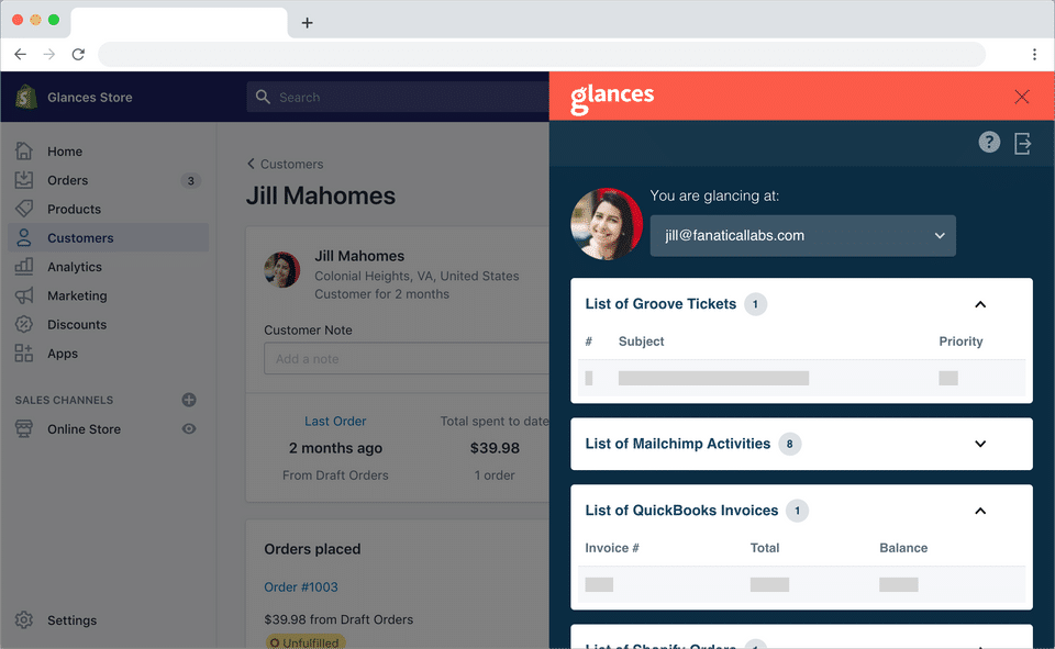 Glances screenshot 3