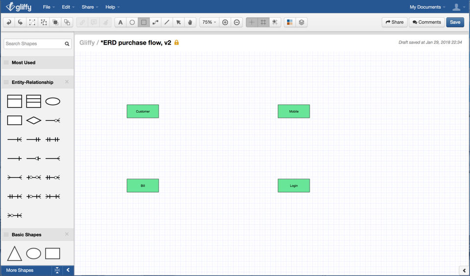 Gliffy screenshot