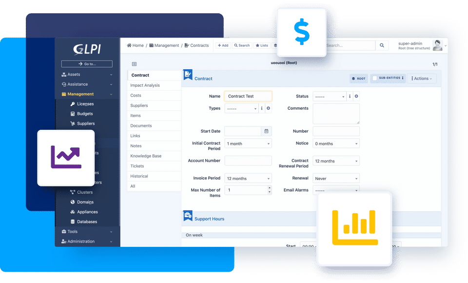 GLPI screenshot 1