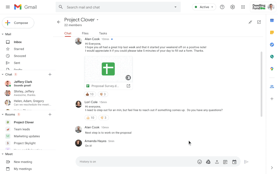 Gmail screenshot 1