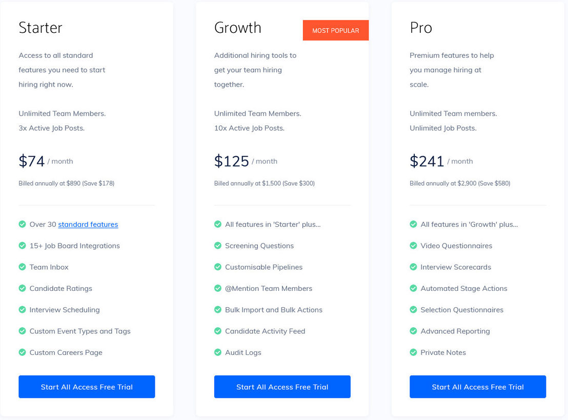 GoHire pricing 2